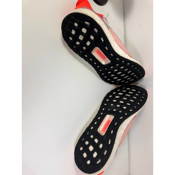 Adidas EF1342 Ultraboost 19 Lace-Up Running Sneakers White Orange Men's US 12 - Picture 5 of 6